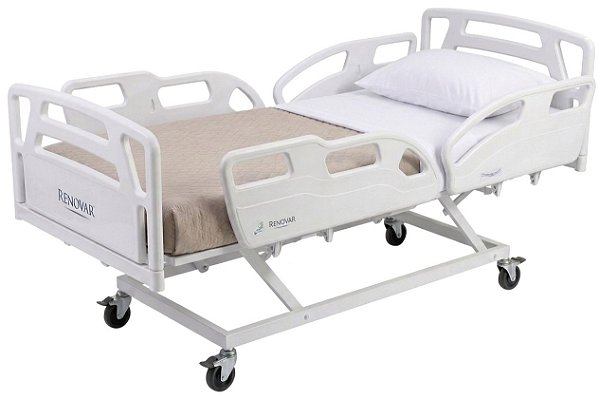 Cama Motorizada Fowler 3 Movimentos Elevação de Altura do Leito com Colchão - VIVARE