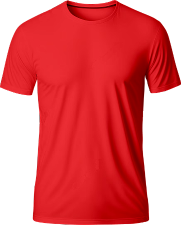 Camiseta DryFit com proteção UV50+ Vermelha