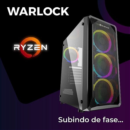 PC Gamer WARLOCK / Ryzen 5 5600G 4.4GHz / AMD Vega 7 / 8Gb DDR4 / SSD 240Gb