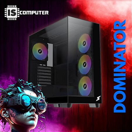 PC Gamer DOMINATOR / AMD Ryzen 5 5500 4.2GHz /  RX 6600 8Gb / 16Gb DDR4 / SSD 500Gb