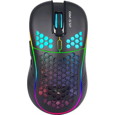 MOUSE GAMER XTRIKE ME GM-512 PRETO RGB