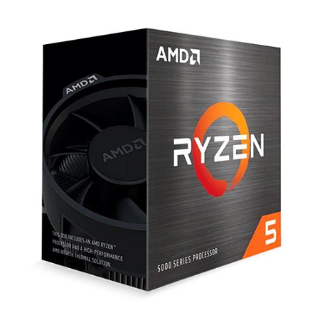 Processador AMD Ryzen 5 5600X, Cache 35MB, 3.7GHz (4.6GHz Max Turbo), AM4, Sem Vídeo