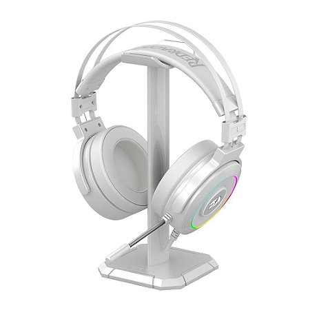 Headset Gamer Redragon Lamia 2, RGB, 7.1 Som Surrond, Drivers 40mm, Branco - H320W-RGB