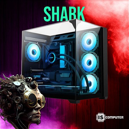 PC Gamer SHARK / Intel Core I5-12400F / Geforce RTX 5060 8Gb / 16Gb DDR4 / SSD 500Gb