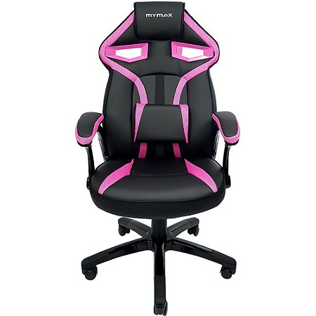 Cadeira Gamer MX1 Giratória, Mymax, , Rosa e preto