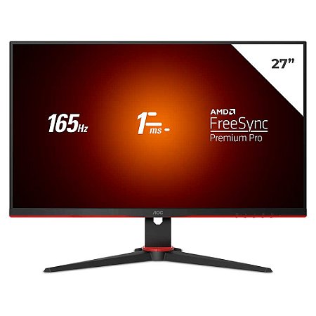 Monitor 27" AOC 27G2SE VIPER 27 Gamer W-LED / 1 ms / 165Hz / VGA / HDMI / Display Port / VESA