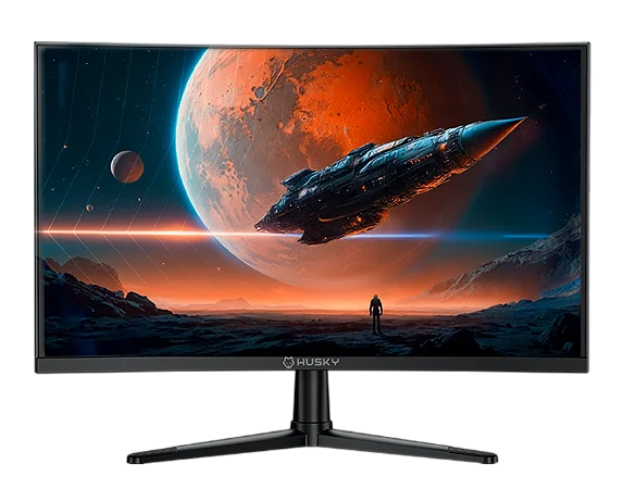 Monitor Gamer Curvo Husky Boreal 27", FHD, 260Hz, 1ms, Adaptive Sync, VA, DisplayPort e HDMI, HDR - HMG00627PT