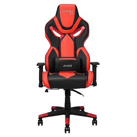 Cadeira Gamer MX9 Giratoria Preto/Vermelho