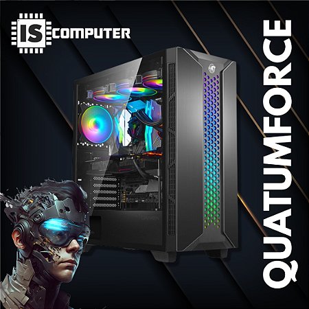 PC Gamer QUANTUMFORCE / I7-10700F / Geforce RTX 4060 8Gb / 16Gb DDR4 / M.2 500Gb