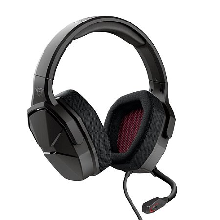 Headset Gamer Trust GXT 4371 Ward, Drivers 50mm, PS4, Xbox One, Switch, PC, Preto - 23799