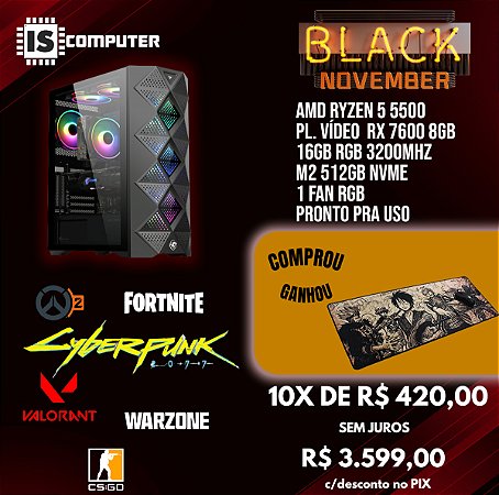 PC PROMO BLACK NOVEMBER 6