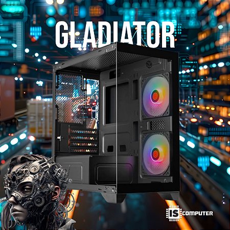 PC Gamer GLADIATOR / Ryzen 5 8600G 5.0GHz / AMD 760M / 16Gb DDR5 /  NVMe 500Gb