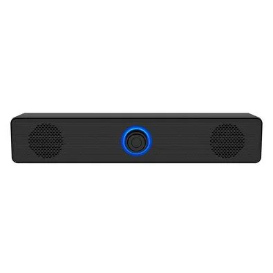 Caixa de Som Gamer Rise Mode Aura Sound S2 Blue, LED Azul, Bluetooth, 3W*2, Preto - RM-SP-02-BB