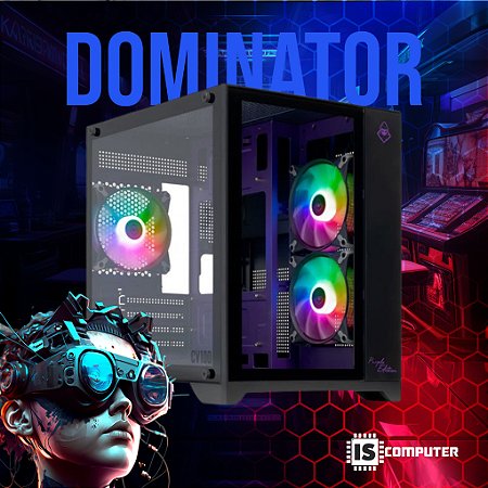 PC Gamer DOMINATOR / AMD Ryzen 5 5600 4.4GHz / RX 7600 8Gb / 16Gb DDR4 / SSD 500Gb