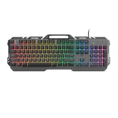 Teclado Gamer Trust Esca Gxt 853 Membrana - Preto.