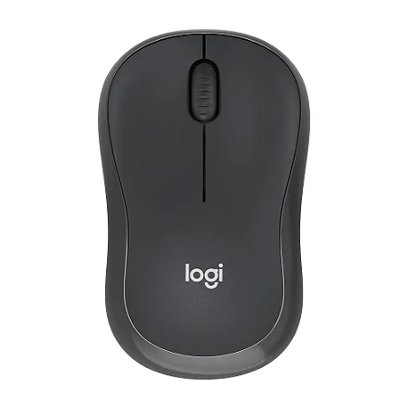 Mouse Sem Fio Logitech M240 SILENT, Bluetooth, Clique Silencioso, Design Ambidestro Compacto, Grafite