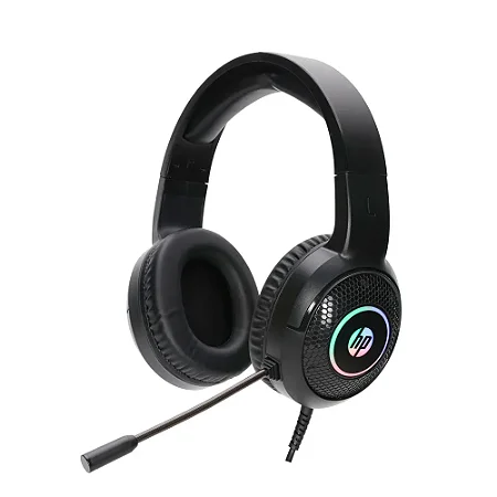 Headset HP DHE-8010U, Drivers 50mm, USB, Microfone Dobrável Preto