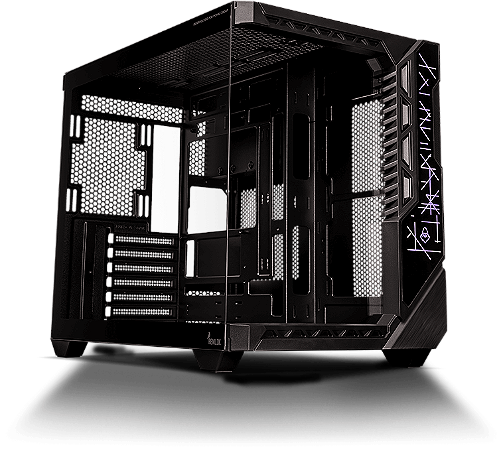 Gabinete Gamer Mancer Hemlok, Mid-Tower, Lateral de Vidro, Preto, s/ fan