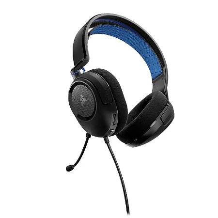 Headset Gamer Corsair HS35 v2, Preto e Azul - CA-9011383-NA