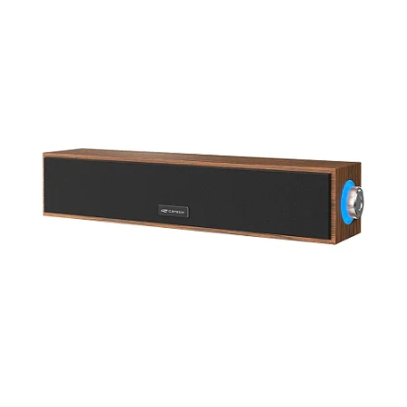 Caixa De Som C3tech Speaker 2.0 Sp-30bw - Marrom