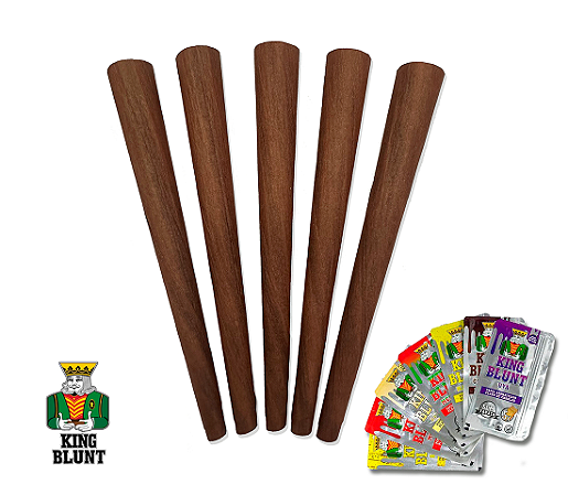 Kit 5 cones pré enrolado blunt - Varios sabores