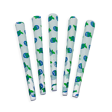 Kit 10 cones pré enrolado - Blueberry