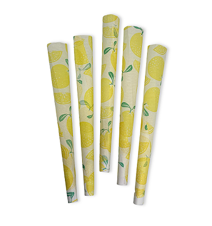 Kit 10 cones pré enrolado - Limão