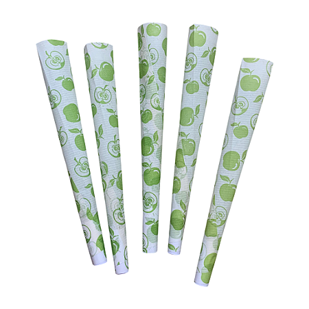 Kit 10 cones pré enrolado - Maça verde