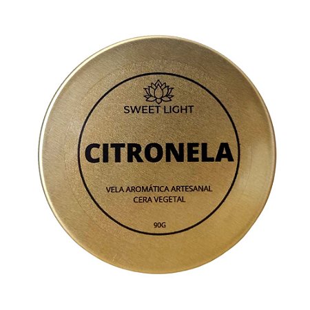 VELA CITRONELA ALUMÍNIO
