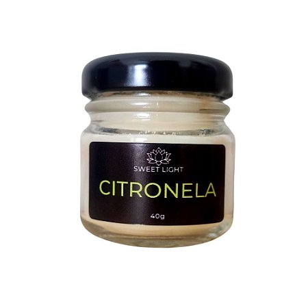 MINI VELA CITRONELA