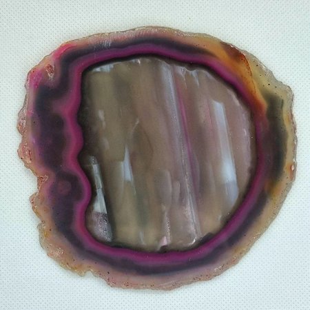 APOIADOR DE VELAS ÁGATA PINK & GRAY