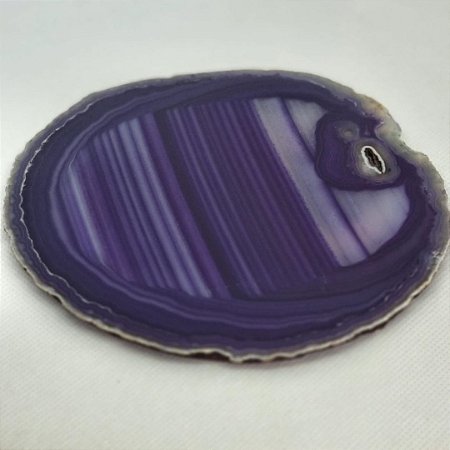 APOIADOR DE VELAS ÁGATA PURPLE INTENSE