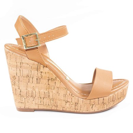 Sandália Anabela Vizzano Classic - Caramelo - Loja Silva | Calçados e  Acessórios Femininos Online