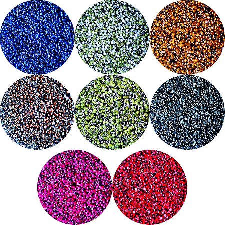 Kit Pedrarias Unhas Dome 2mm 10000 Unidades