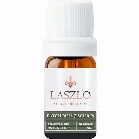 ÓLEO ESSENCIAL PATCHOULI (ESCURO) GT INDONÉSIA 10 ML - LASZLO