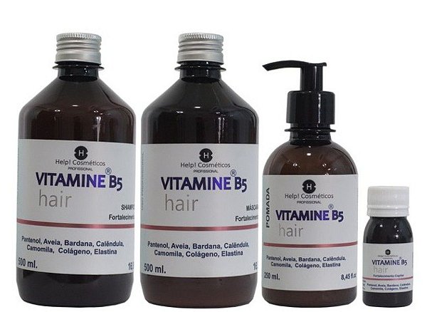Kit Monovin B5(anti-queda E Tratamento Kit 4 Itens)500ml