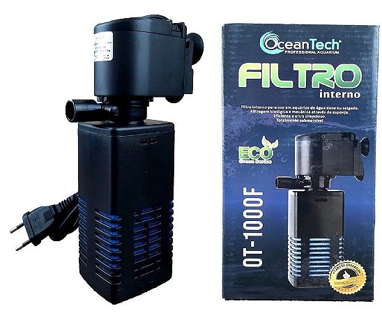 FILTRO INTERNO OT-1000F (650L/H) 127V  -  OCEAN TECH