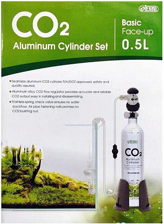 ISTA KIT COMPLETO CO2 CILINDRO 0,5L RECARREGÁVEL I-675