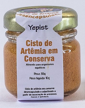YEPIST CISTO DE ARTEMIA DESENCAPSULADO EM CONSERVA - 30G