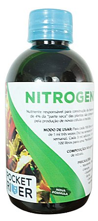 NITROGENIUM 250ML - FERTILIZANTE LIQUIDO POCKET RIVER