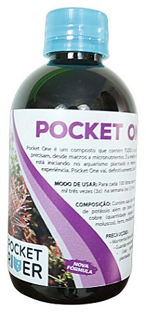 POCKET ONE 250ML - FERTILIZANTE LIQUIDO POCKET RIVER