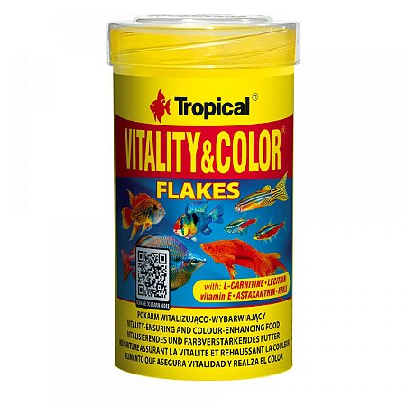 VITALITY & COLOR FLAKES - POTE 20G  -  TROPICAL