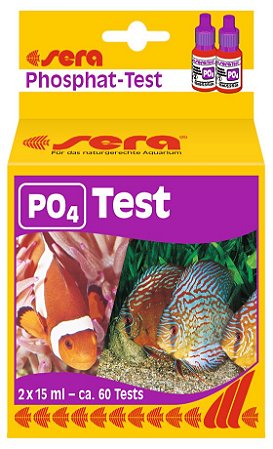 SERA PO4-TEST 15ML (Teste de fosfato p/água doce/marinha)