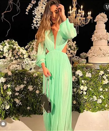 Vestido Longo Liane Verde