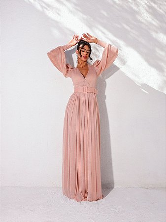 Vestido Longo Bruna Rose
