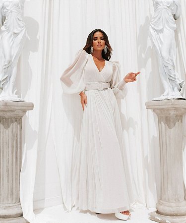 Vestido Longo Bruna Branco