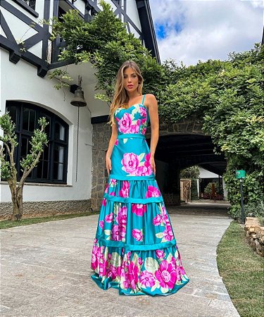 Vestido Longo Limone Verde