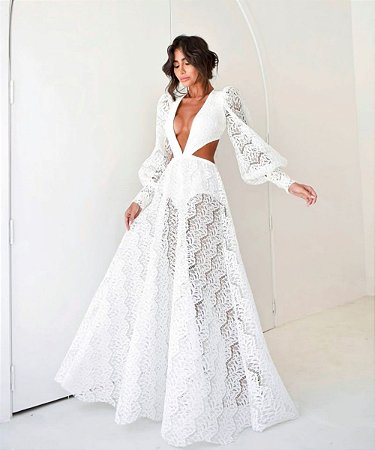 Vestido Longo Layla Branco