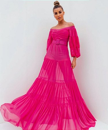 Conjunto Longo Ximena Pink