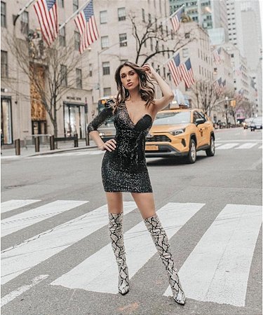 Vestido Curto Dorothy Preto